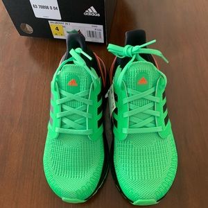 Adidas Ultraboost 20 - Size 4 - Shock Lime